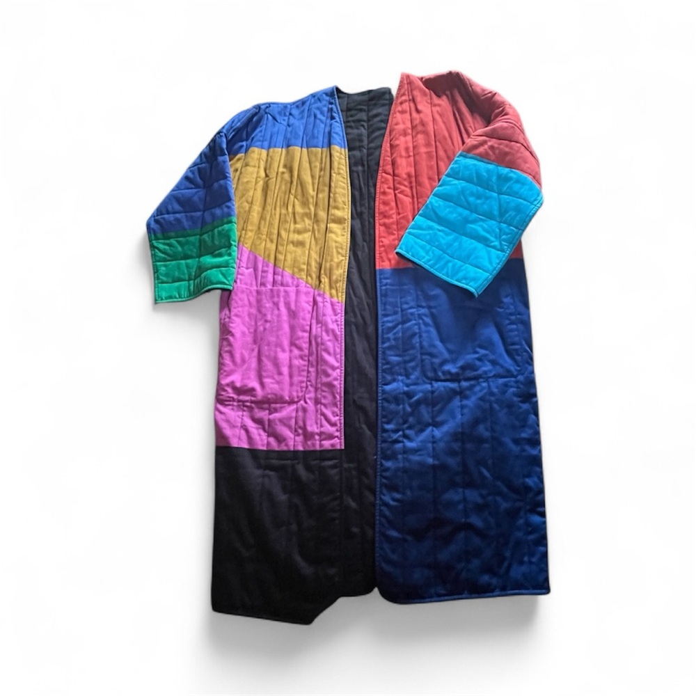 Mara Hoffman Multicolor Quilted Coat - Picture 3 of 4